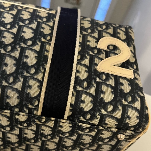 Dior Dark Navy Trotter #2 Boston Handbag - Picture 15 of 15